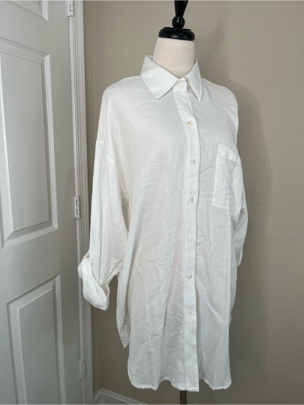 Rip Curl White Men's Casual Button-Down Shirt